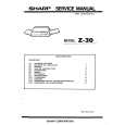 SHARP Z30 Manual de Servicio
