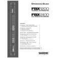 SABINE FBX1200 Manual de Usuario