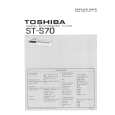 TOSHIBA ST-S70 Manual de Servicio