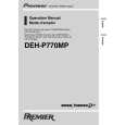 PIONEER DEH-P770MP Manual de Usuario