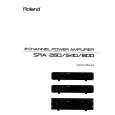 ROLAND SRA-800 Manual de Usuario