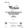 WHIRLPOOL SF370PEWN0 Catálogo de piezas