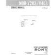 SONY MDRV404 Manual de Servicio