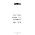 ZANUSSI ZBG331XP Manual de Usuario