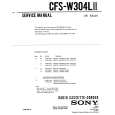 SONY CFSW304LII Manual de Servicio