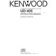 KENWOOD UD405 Manual de Usuario
