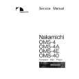 NAKAMICHI OMS-40 Manual de Servicio