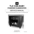 JBL CSS-SUB1 Manual de Servicio
