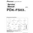 PIONEER PDK-FS03 Manual de Servicio