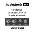 TC ELECTRONIC SCF Manual de Usuario