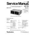 TECHNICS RS-1W Manual de Servicio