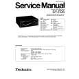 TECHNICS SYFD5 Manual de Servicio