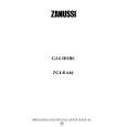 ZANUSSI ZGLR646TDF Manual de Usuario