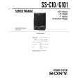 SONY SS-G101 Manual de Servicio