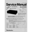 TECHNICS RS-BX626 Manual de Servicio