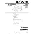 SONY LCHVX2000 Manual de Servicio