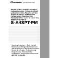 PIONEER S-A4SPT-PM/XTW/E5 Manual de Usuario
