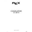 REX-ELECTROLUX CI120D Manual de Usuario