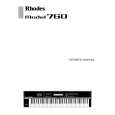 RHODES M-760 Manual de Usuario
