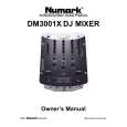 NUMARK DM3001X Manual de Usuario