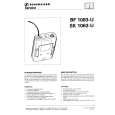 SENNHEISER BF1083-U Manual de Servicio