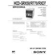 SONY HCDR770 Manual de Servicio