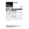 PIONEER CT-W402R Manual de Servicio