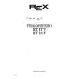 REX-ELECTROLUX RT17T Manual de Usuario