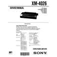 SONY XM4026 Manual de Servicio