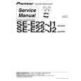 PIONEER SE-E22-J2/XZC/EW5 Manual de Servicio