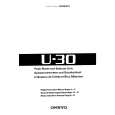 ONKYO U-30 Manual de Usuario
