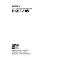 SONY HKPF-105 Manual de Servicio
