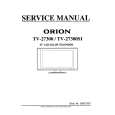ORION TV-27300SI Manual de Servicio