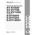 PIONEER XV-EV700/DTXJ Manual de Usuario