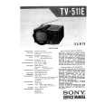 SONY TV-511E Manual de Servicio