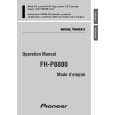PIONEER FH-P8800 Manual de Usuario