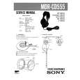 SONY MDRCD555 Manual de Servicio