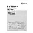 TOSHIBA SB-66 Manual de Servicio