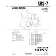 SONY SRS7 Manual de Servicio