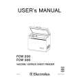 DOMETIC FCW200 Manual de Usuario