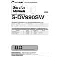 PIONEER S-DV990SW/NVXJI Manual de Servicio
