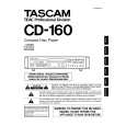 TEAC CD-160 Manual de Usuario