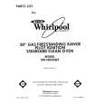 WHIRLPOOL SF0140SRW5 Catálogo de piezas