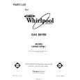 WHIRLPOOL LG9801XPW1 Catálogo de piezas