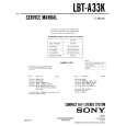 SONY LBT-A33K Manual de Servicio