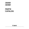 CANON S820D Catálogo de piezas