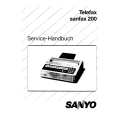 SANYO SANFAX200 Manual de Servicio