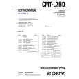 SONY CMTL77HD Manual de Servicio