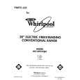 WHIRLPOOL RF310PXVW0 Catálogo de piezas