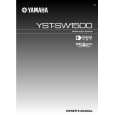 YAMAHA YST-SW1500 Manual de Usuario